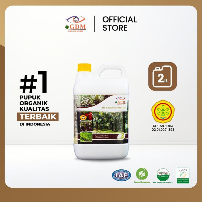 GDM Pupuk Organik Cair Untuk Kelapa Sawit Ukuran 2 Liter