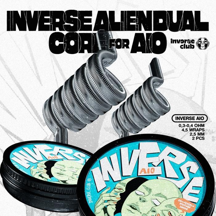 COIL INVERSE AIO ALIEN DUAL CORE 0.3 - 0.4 OHM