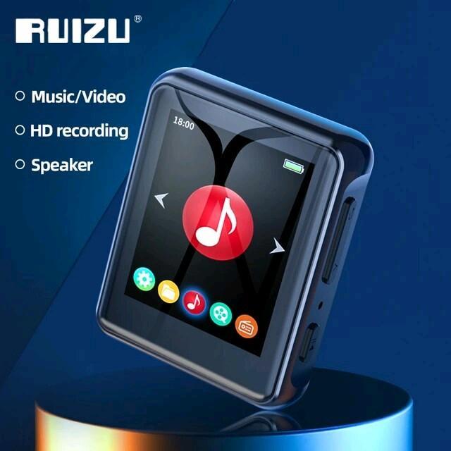Ruizu X85 Cod Mp3 Player Portable Walkman Fm Radio Video Musik Recording Speaker Baterai Awet Like