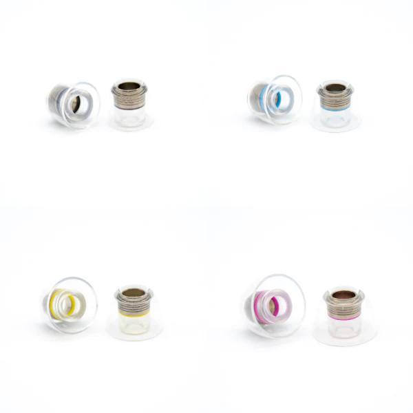 Pentaconn Coreir Silicon Eartips With Brass Metal Core Eartips Coreir