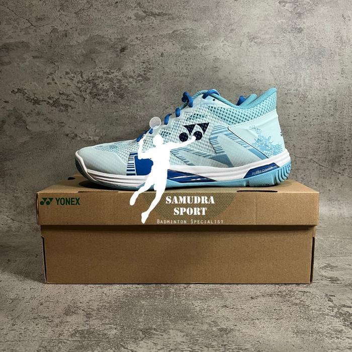SEPATU BADMINTON YONEX POWER CUSHION ECLIPSION Z MID / SHBELZ3MD / SHB EL Z3 MD * LIGHT BLUE