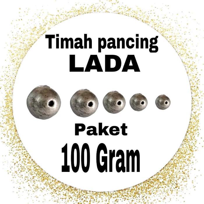 Paket 100 Gram 1 Ons Timah pemberat pancing tipe lada lebih aerodinamis pemberat Umpan Ikan
