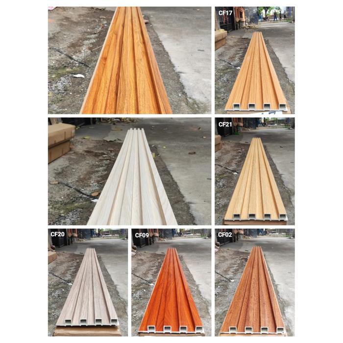 wallpanel WPC wallpanel dinding WPC partisi dinding motif kayu panjang 2,9