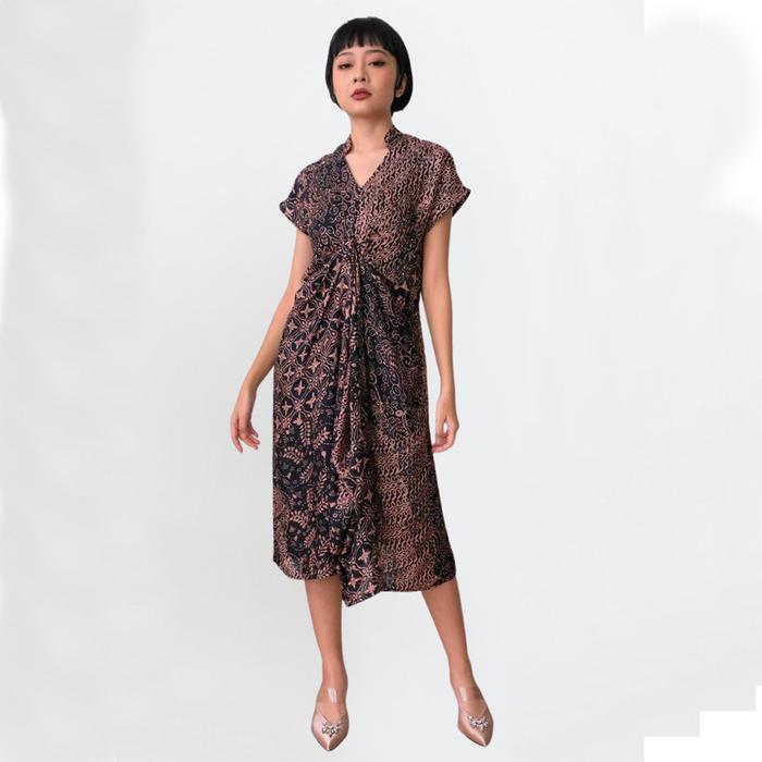 (COD) NAYARA DRESS BATIK ALICIA / BATIK VISCOSE / BATIK VISCOSE WANITA