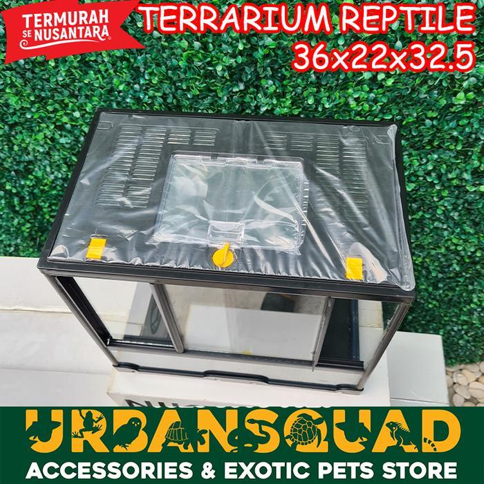 TERRARIUM NIKITA S 36x22x32.5CM SULCATA ALDABRA REDFOOT IGUANA BP BD