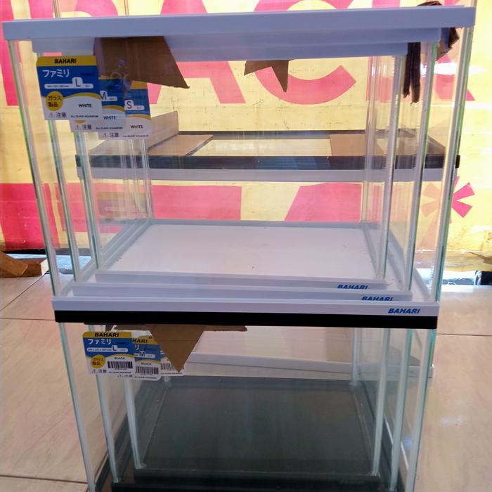 Aquarium bahari size M warna putih