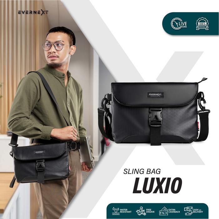 Kenes Wallts - Clutch Bag Waterproof Tas Selempang Multifungsi Pria Sling Bag Luxio