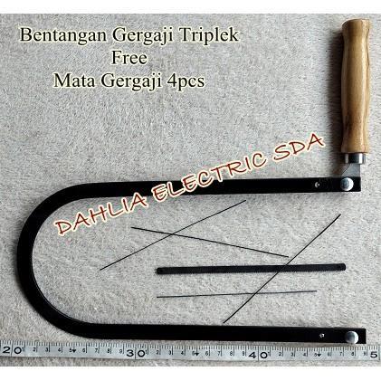 New- BENTANGAN GERGAJI TRIPLEK FREE / MATA GERGAJI 4 PCS