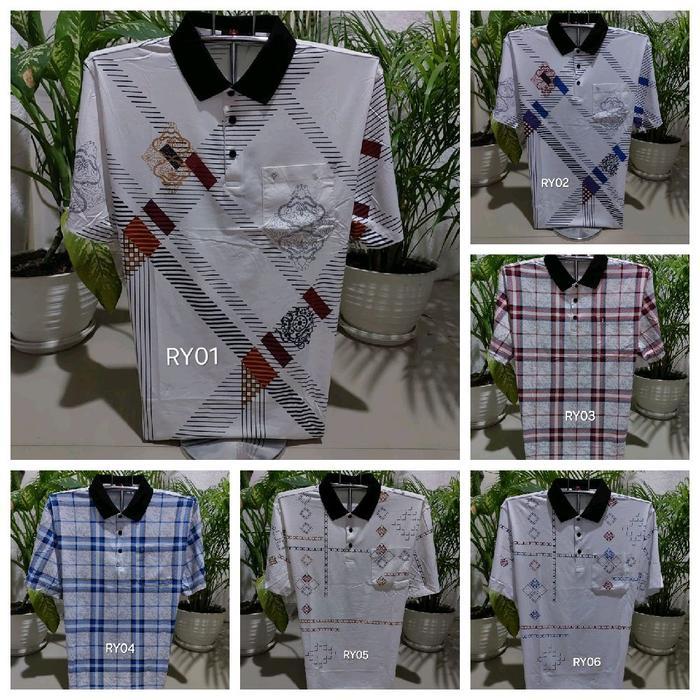 Kaos Berkerah Pria Dewasa Oryong Original Size M L Xl Kaos Wangky Kaos Pria