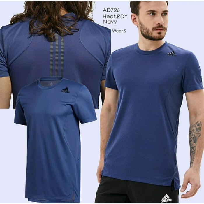 Baju Kaos Dry Fit Pria Olahraga Original Adidas #Gratisongkir