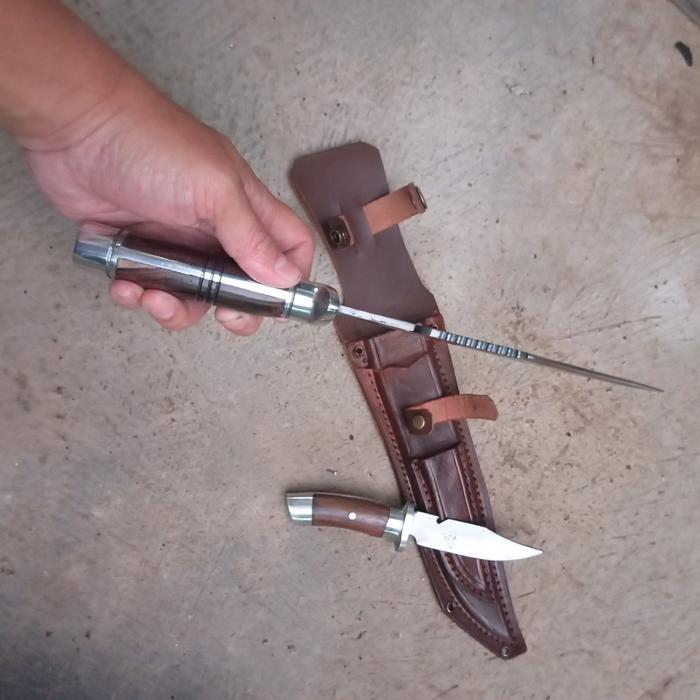 PISAU RAMBO BAJA PER JUMBO 20 CM ISI 2