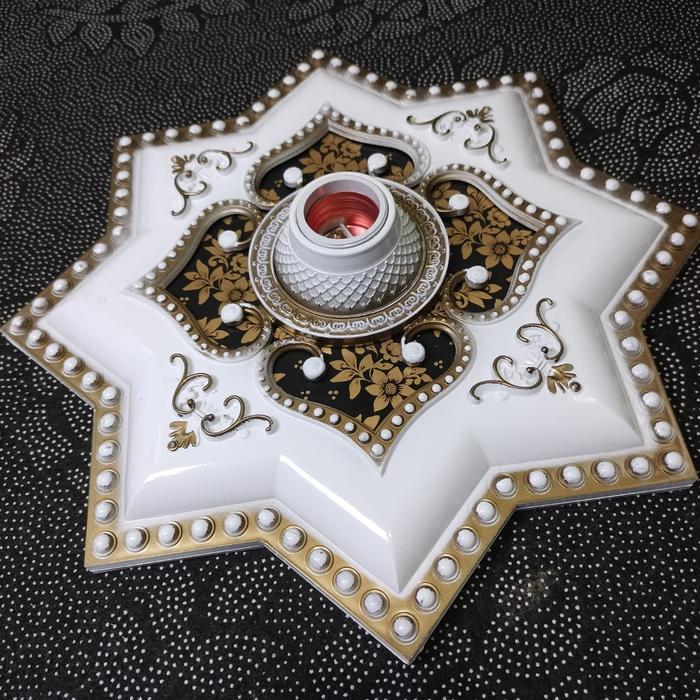 BERKUALITAS fitting lampu plafon fitting lampu plafon ornamen fitting lampu plafon Pvc Hiasan