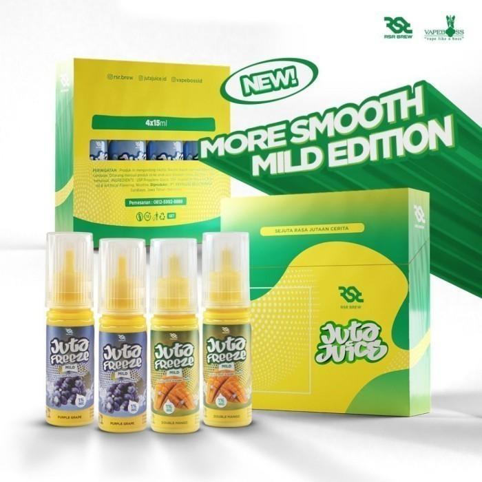 JUTA FREEZE MILD MENTHOL 15ML 1% X 4 PCS BY RSR BREW