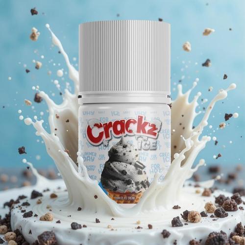 CRACKZ ICE SERIES 60ML FREEBASE BY TETRA x VON