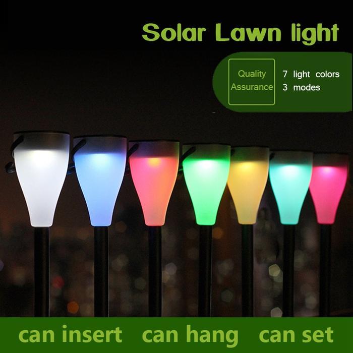 Lampu Hias Taman Tenaga Matahari (Solar Led) Bisa menu warna-warni