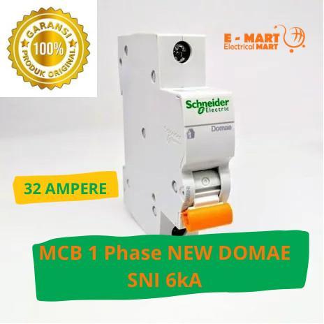 Schneider Domae MCB 1Phase 32A