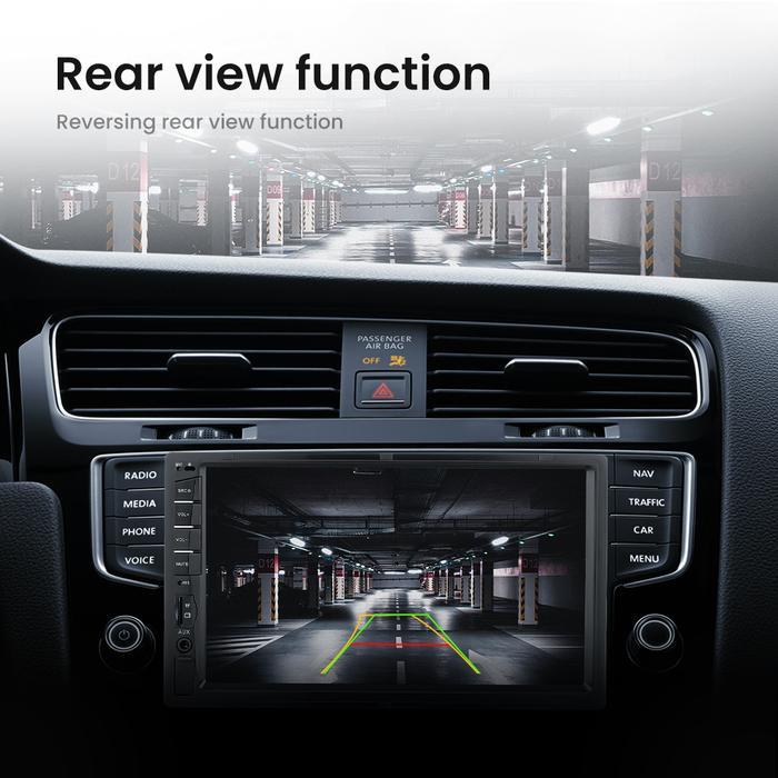 Mobil Head Unit Player Double DIN MP5 Multimedia Player Layar 7 inch