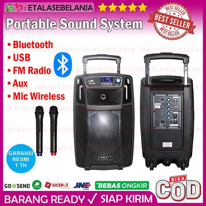 Bluetooth Portable Sound System - Krezt Was-108B