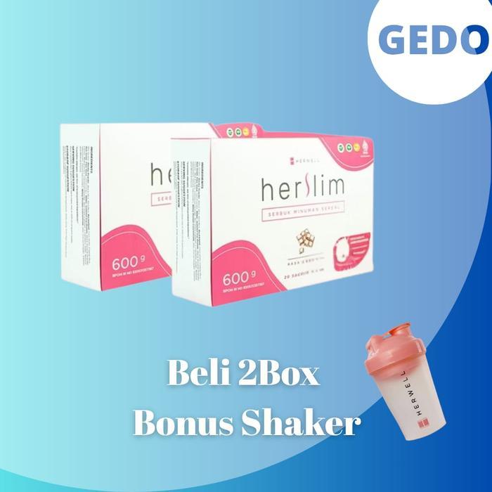 HEALTI- Herslim Official Herwell Susu Diet Bonus Shaker