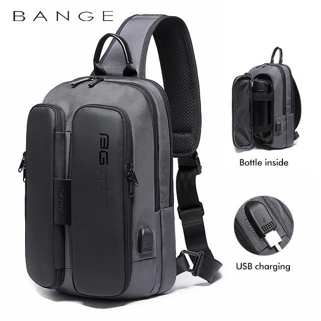 Eiger Adventurre Store - Bg7079 Tas Selempang Bange Sling Shoulder Chest Bag Cowok Ipad 11 Usb