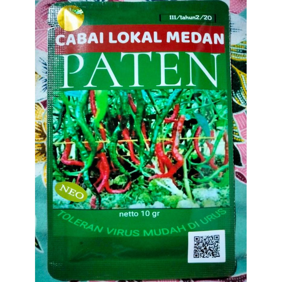 Benih Cabe Merah Keriting PATEN 10 Gram Lokal Medan - CMK PATEN - Bibit Cabai lokal medan paten