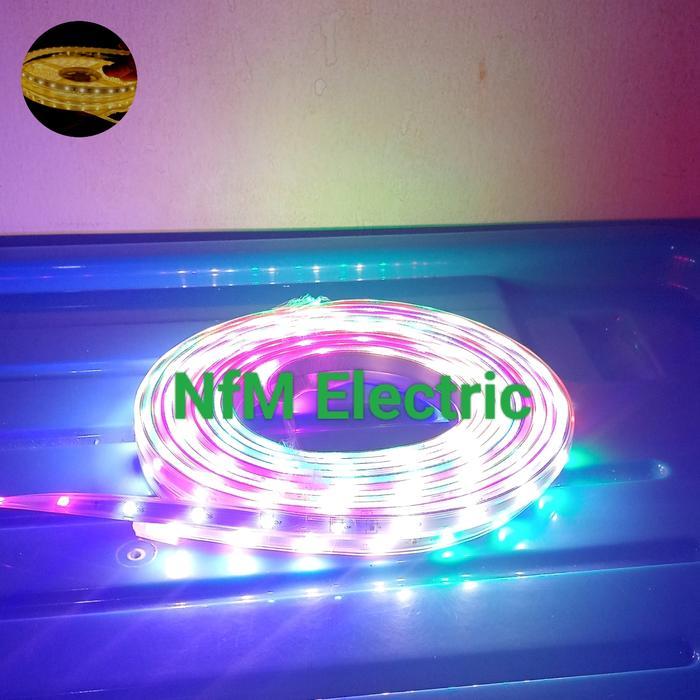 Led Selang Rgb 10M Outdoor /Lampu Led Strip Selang Warni Warni Outdoor
