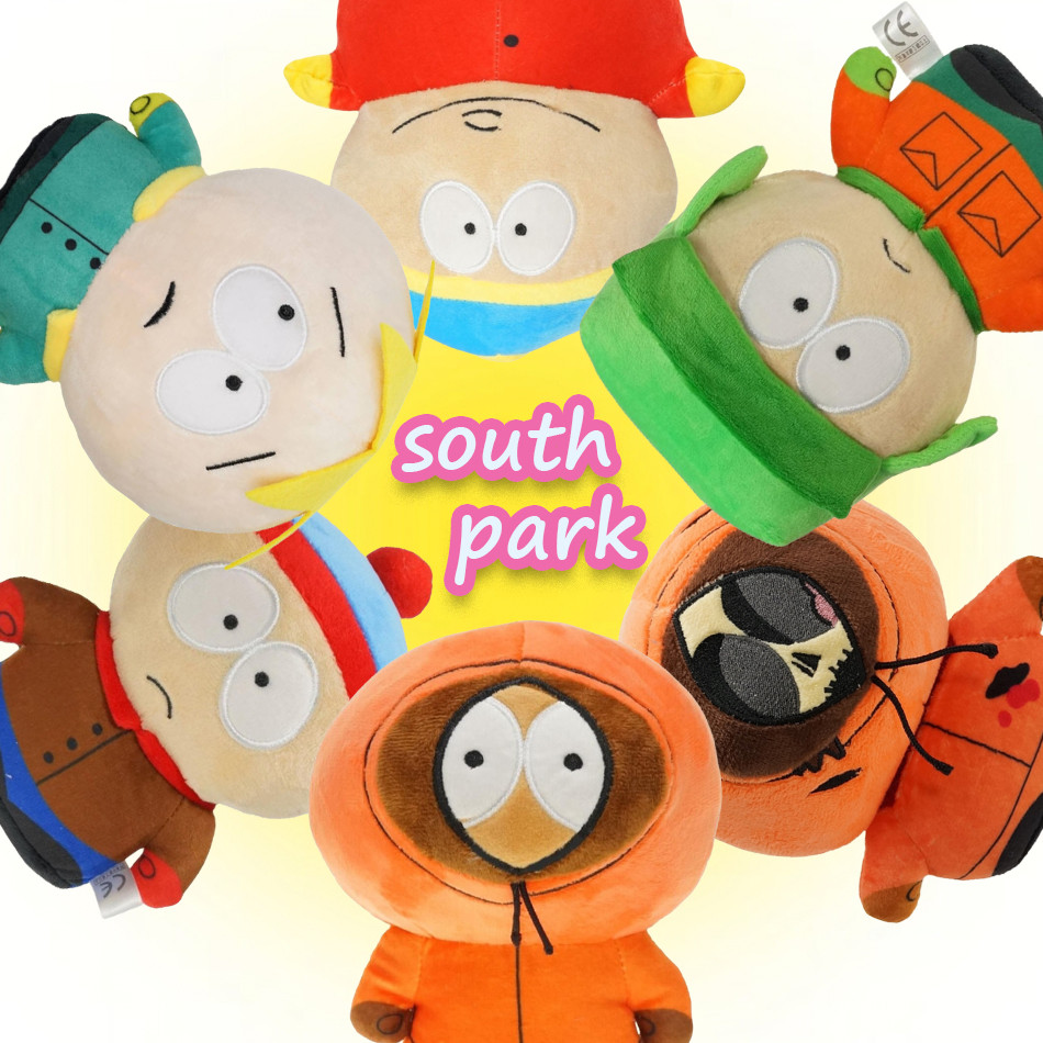 2025 Anime Cartoon South Park Character Cartman Stan Butters Plush Doll Boy Kid Stuffed Toy For