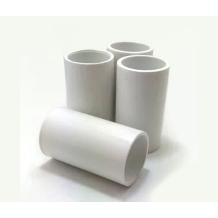 TRIKTRIK- 100 Buah Soket Pipa Listrik Conduit Sok Sock Socket Sambungan Lurus