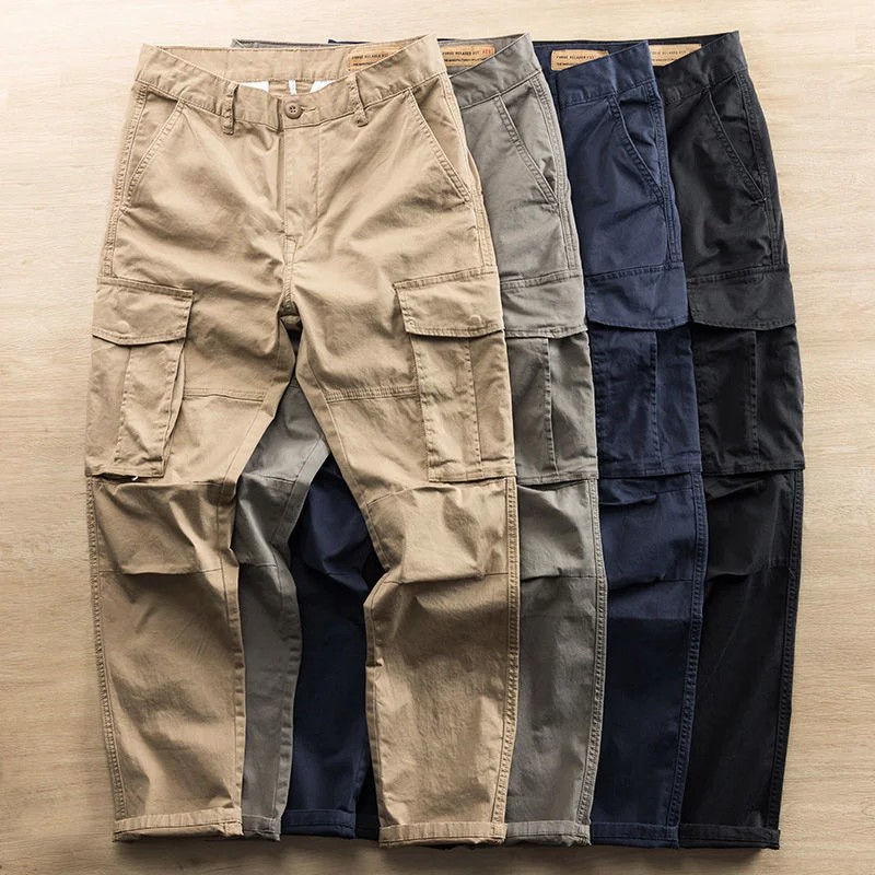 Y2k Men's Cargo Pants Outdoor Street Fashion Slacks Baggy Joggers Hiking Korean Style New in Long