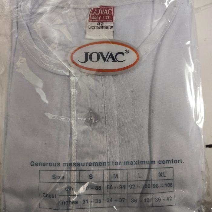 6ta8- Kaos Oblong Pria Kancing Jovac / Grosir / Oblong Kancing Pria