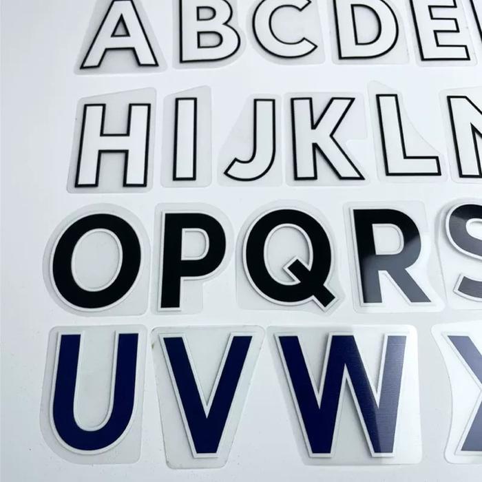 6don- Nameset Custom Liga Inggris Epl 17/23 Black Hitam