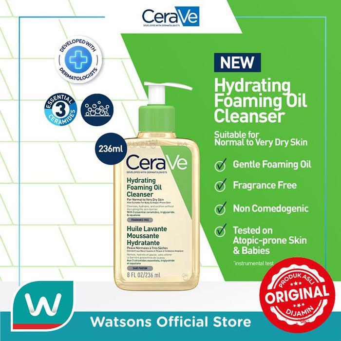 CERAVE HYDRATING FOAMING OIL FACIAL CLEANSER 236ML