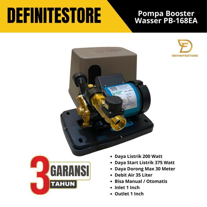 Pompa Booster Pendorong Wasser Pompa Pendorong Otomatis PB Pompa Air Pendorong Dengan Penutup Anti