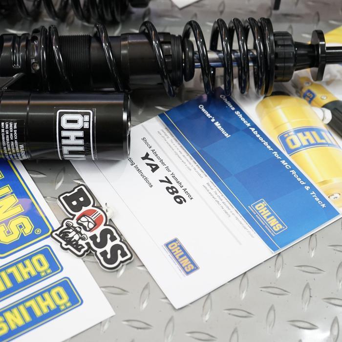 Shock Tabung Ohlins YA Series Black Vespa Sprint Iget Primavera