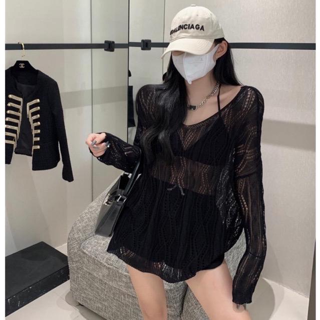 Beachwear Studio - Oversize Knit Outerwear Bikini Cover