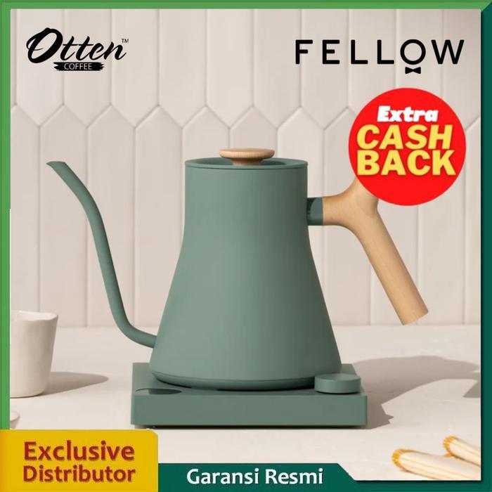 Fellow - Stagg EKG Electric Pour Over Coffee Kettle - Teko Pemanas Air Ketel Elektrik (Smoke Green