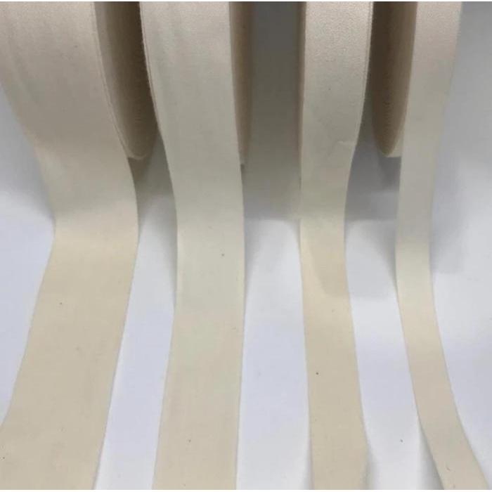 1 METER - LABEL KATUN POLOS / LABEL PITA KATUN POLOS