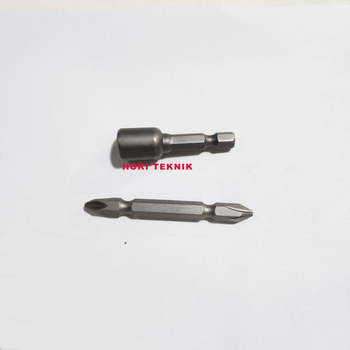 Paket Mata Obeng Skrup & Kunci Roofing Baut Baja Ringan