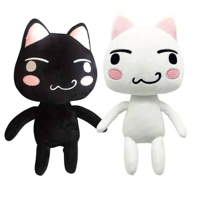 28Cm/11.02In Kawaii Toro Inoue The Cat Plush Toy Soft Anime Cartoon Animal Doll Room Decorations
