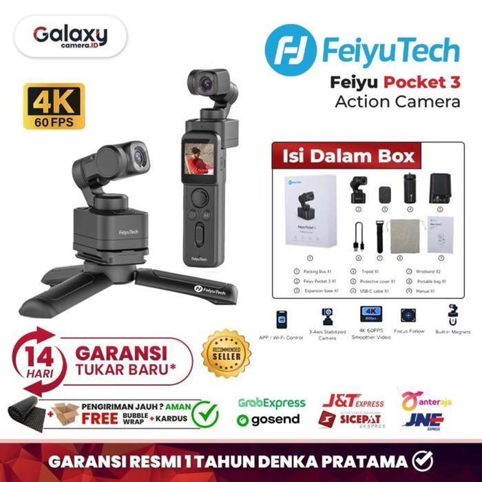 Feiyu Pocket 3 Camera Gimbal Wireless Pocket3 Stabilizer Resmi