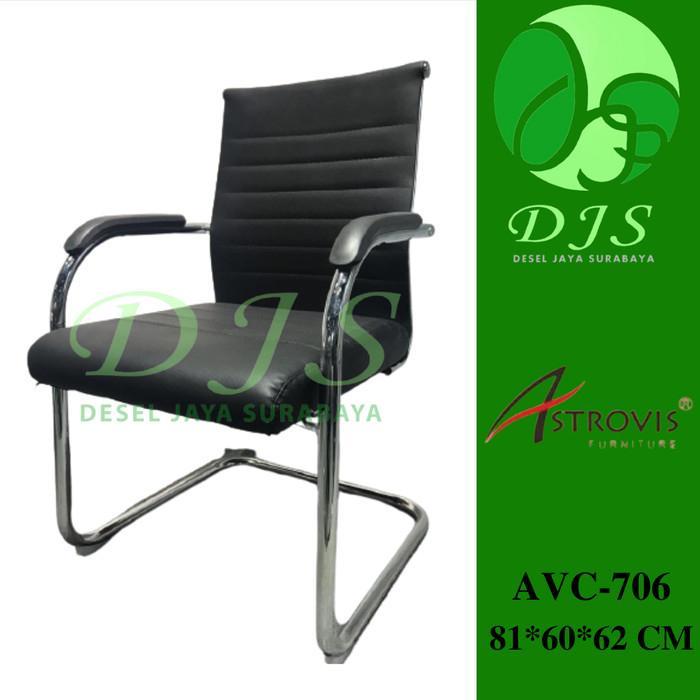 Kursi kantor hadap Astrovis AVC-706 Hitam_kursi hadap