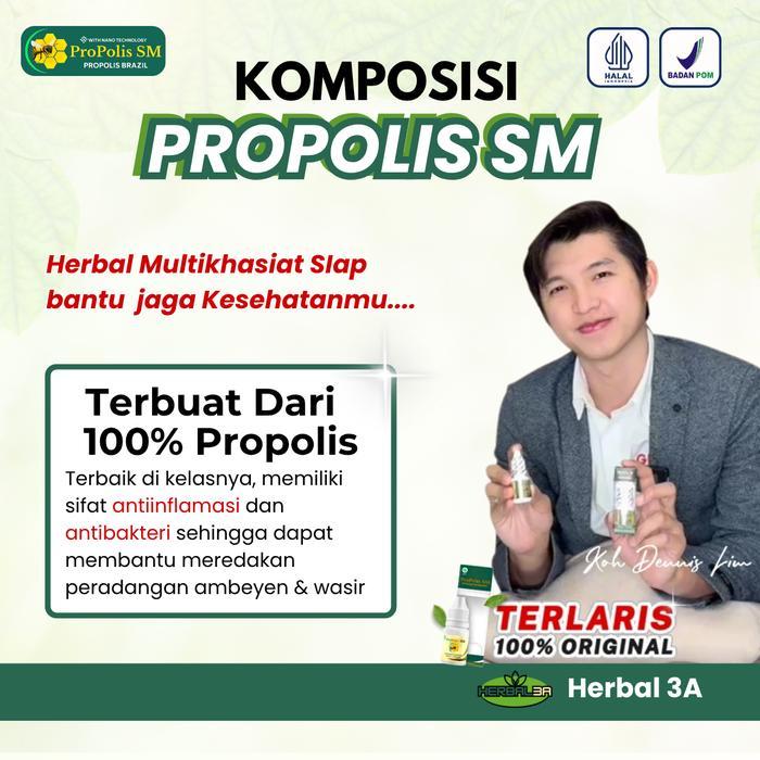MORNINGGILR- Propolis Sm Untuk Polip Hidung, Sinusitis Menahun, Pengempis Benjolan Di Dalam Hidung,