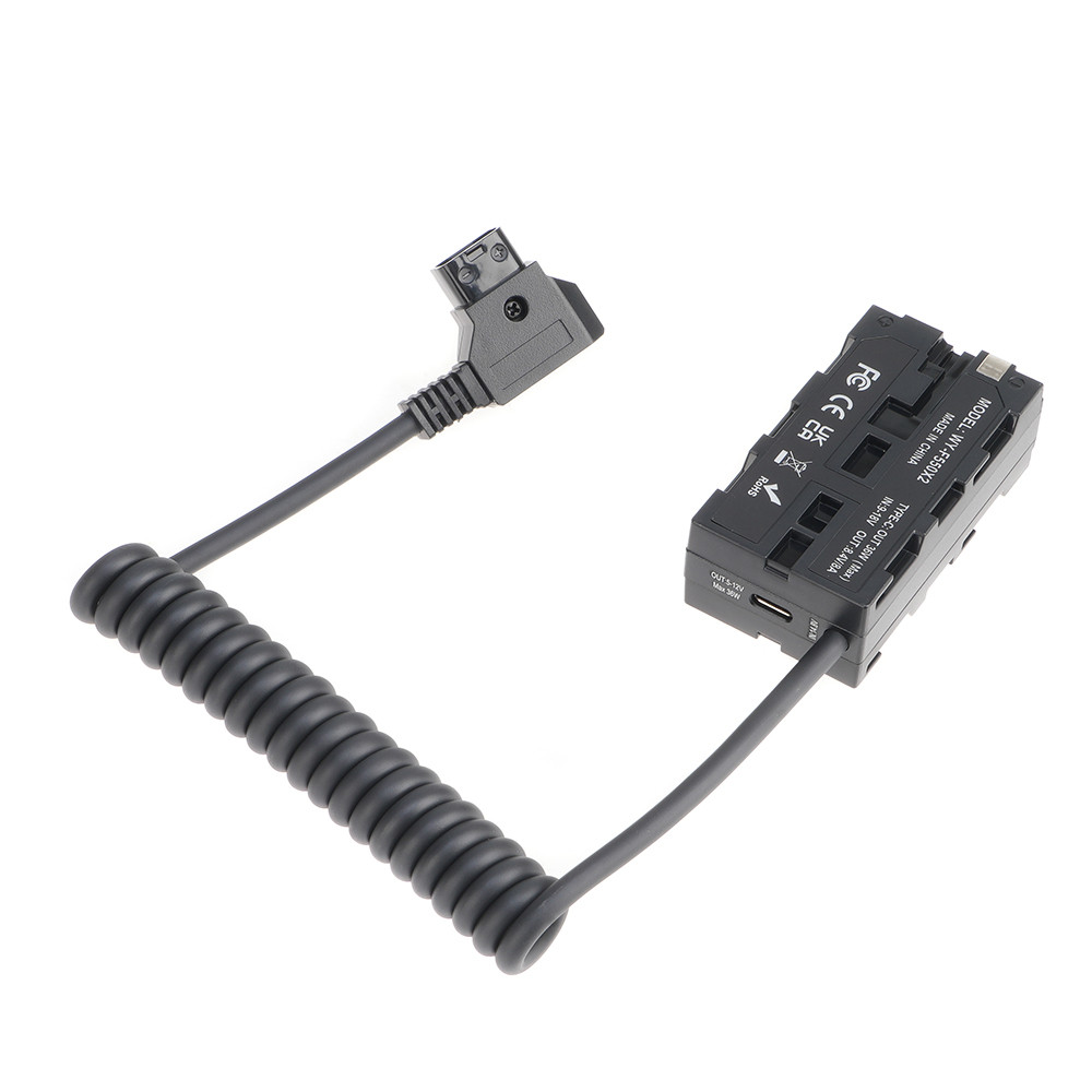 Fotga D-Tap To Np-F550 Dummy Battery For Np-F550/F750/F970 Battery Double Sided Dummy Battery Power