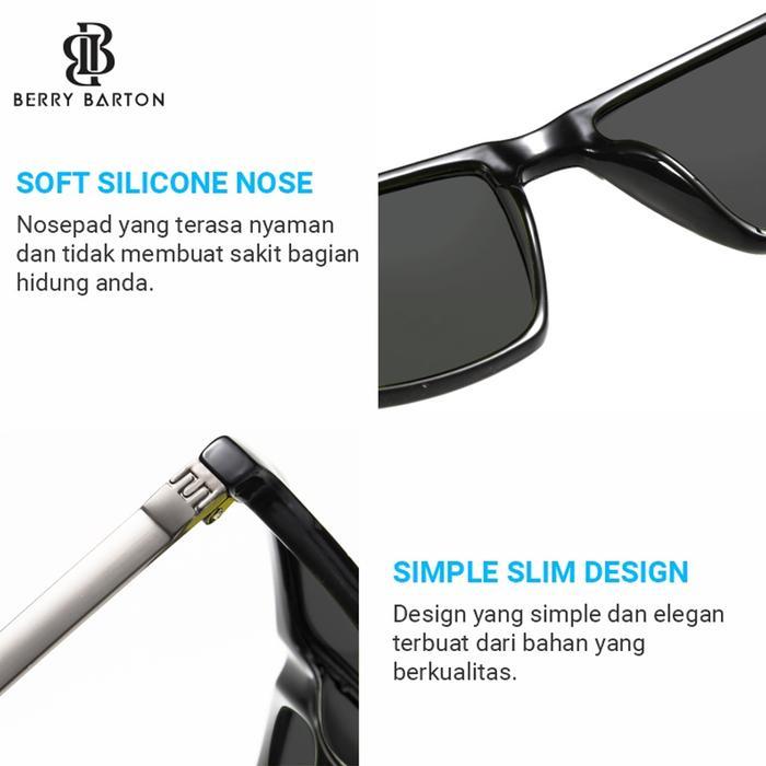 Kacamata Hitam Polarized Pria Mengemudi Sunglasses Photocromic 8206