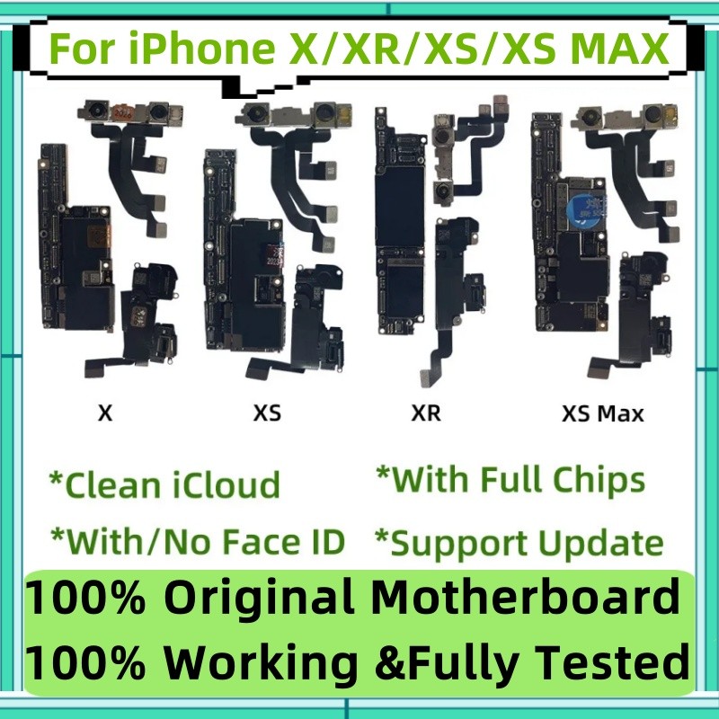- Unlocked For Iphone Xr Motherboard For Iphone X Xs Max Logic
