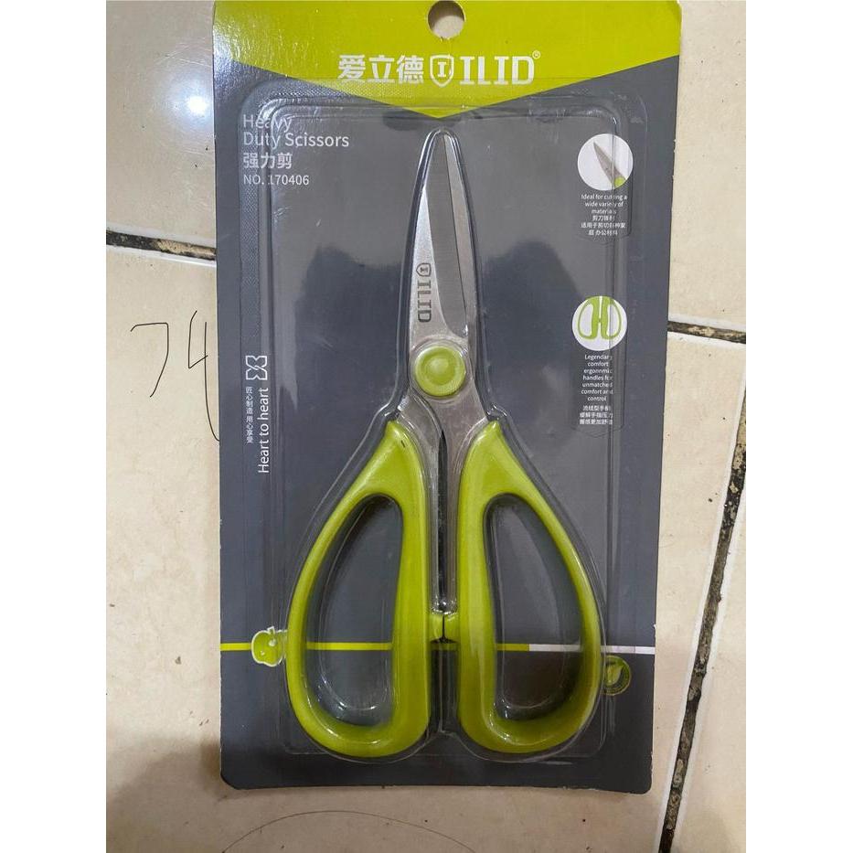 Gunting ILID Gunting Serbaguna / Gunting Tajam / Gunting Stenless / Ukuran Besar & Kecil