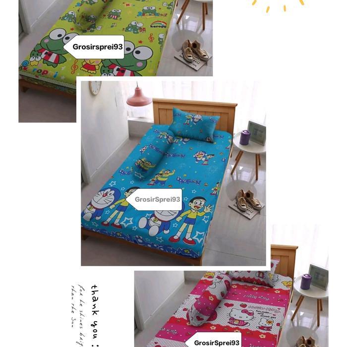 sprei motif clakter & bola tercantik uk 90x200 120x200