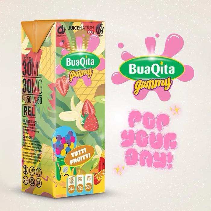 BUAQITA GUMMY BUBBLEGUM SERIES 30ML 30MG BY JUICENATION