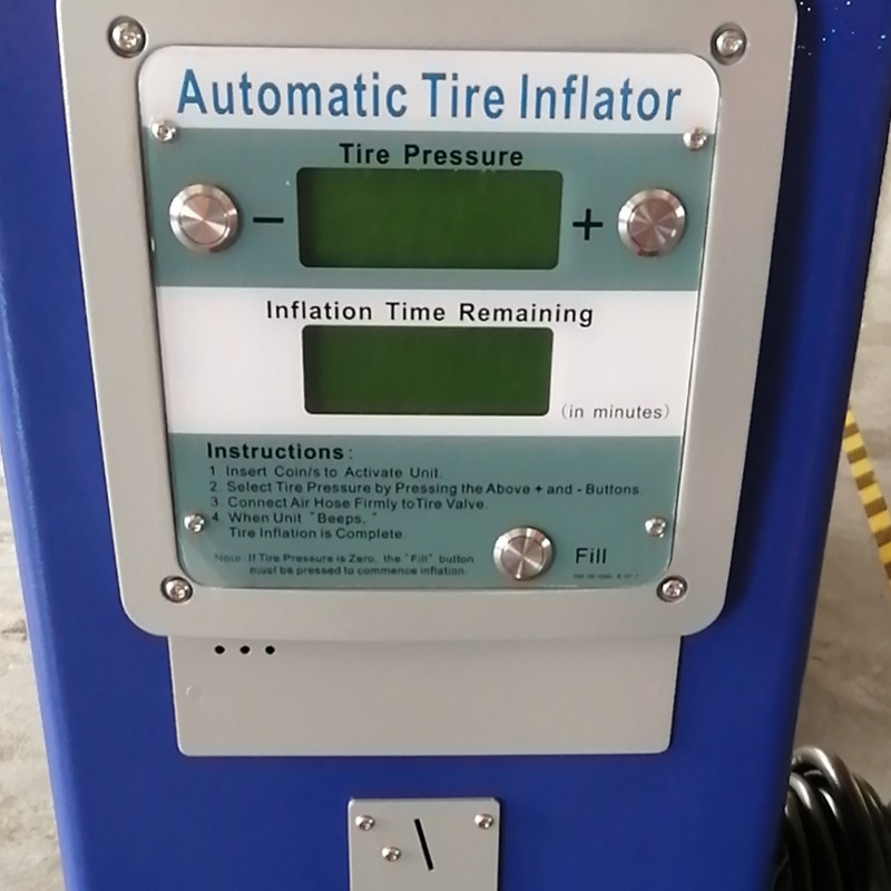 Automatic Air Tire Inflator Coin Operated Air Nitrogen Inflator Car Truck Tire Inflator Heavy Duty