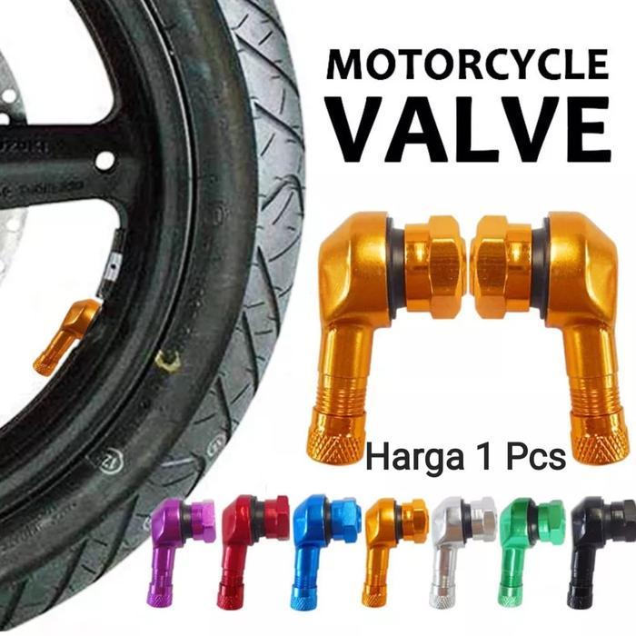 News Pentil Ban Tubeless Miring Motor CNC Alloy Pentil Tubles Bengkok